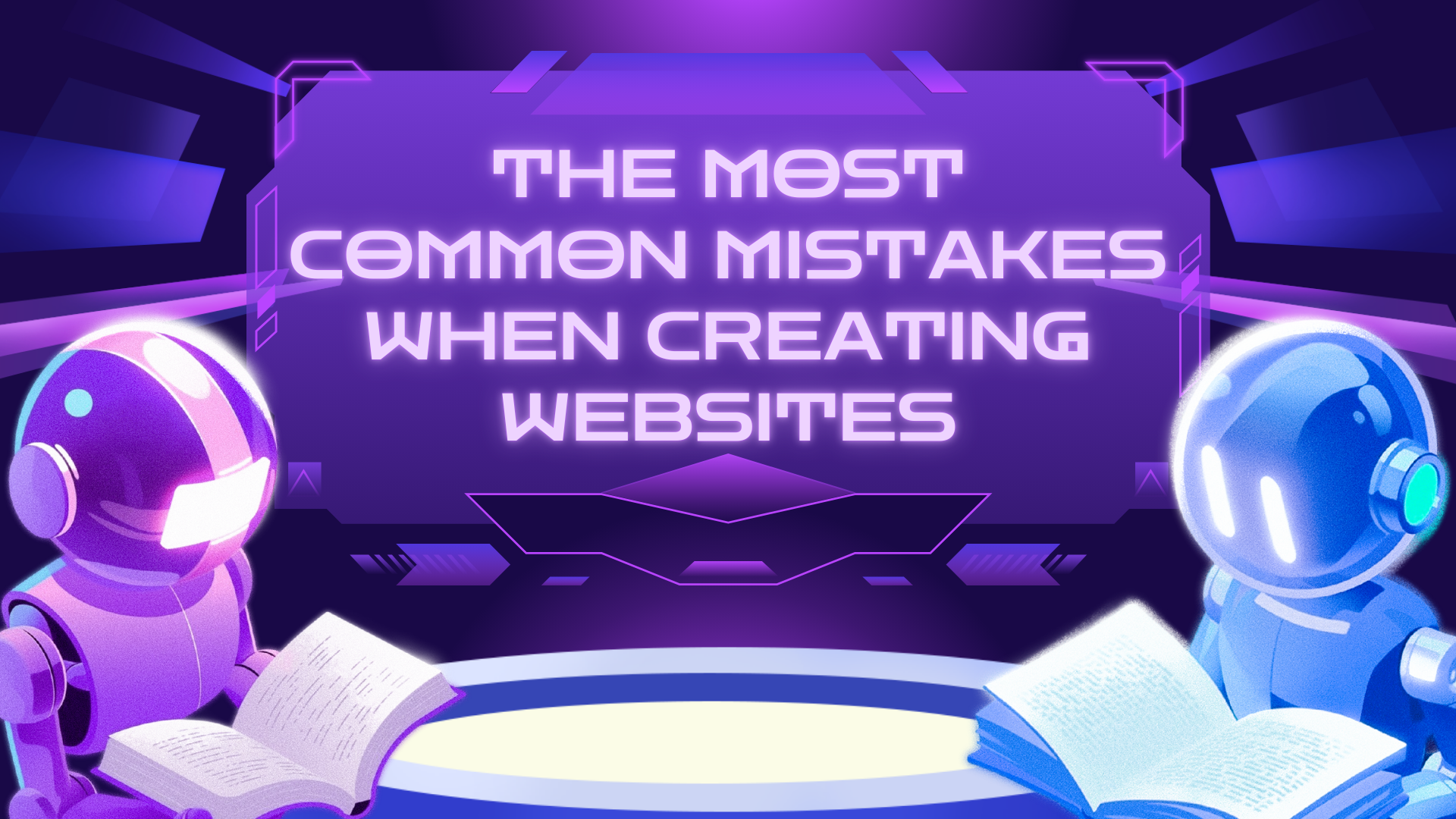 The most common mistakes when creating websites